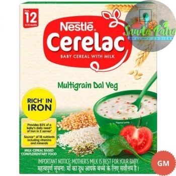 NESTLE STAGE 4 CERELAC (MULTIGRAIN DAL VEG) , 300GM