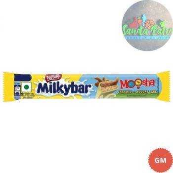 NESTLE MILKYBAR MOOSHA CARAMEL + NOUGAT BAR, 38GM