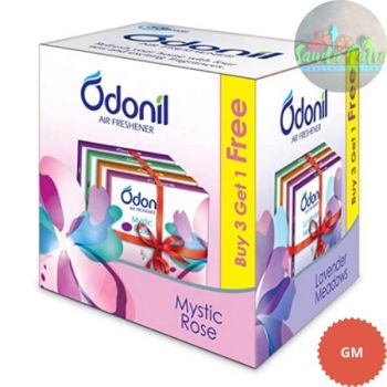 Odonil Bathroom Air Freshener Blocks, 75gm (Buy 3 get 1)