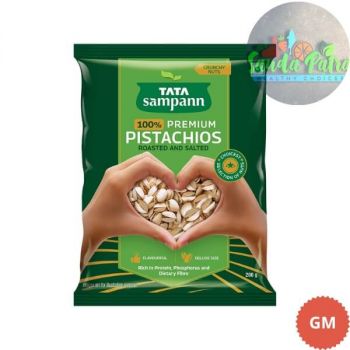 TATA SAMPANN PREMIUM ROASTED & SALTED PISTACHIOS, 200GM