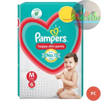 PAMPERS PANTS M , 6S