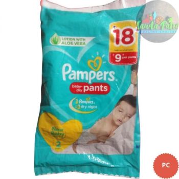 Pampers Pant Style Diapers New Baby, 2 Pants