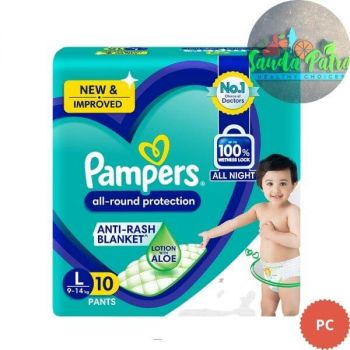 PAMPERS PANTS L , 10S