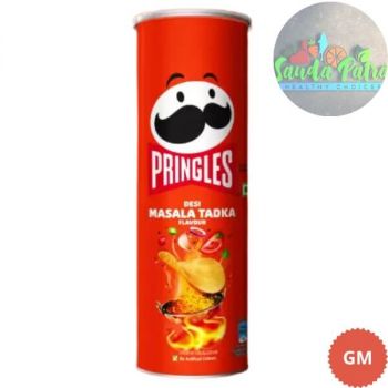 PRINGLES DESI MASALA TADKA FLAVOURED POTATO CRISPS, 102GM