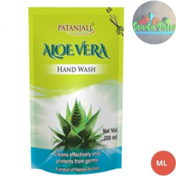 Patanjali Hand Wash Aloe Vera Refill, 200Ml