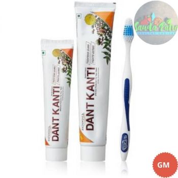 Patanjali Dant Kanti Toothpaste Value Pack, 300Gm (200G&100G + 1N Tb)