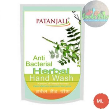 Patanjali Herbal Anti Bacterial Hand Wash Refill, 200Ml
