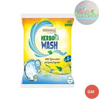 Patanjali Detergent Powder Superior Herbo Wash, 1Kg