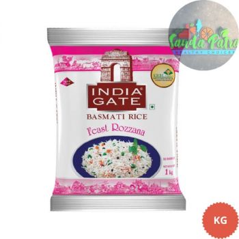 INDIA GATE FEAST ROZZANA BASMATI RICE, 1KG