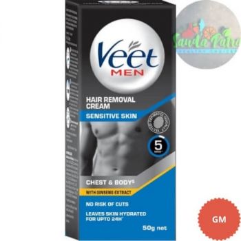 Veet Hair Removal Cream for Men - Sensitive Skin, 50gm