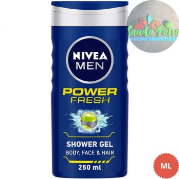 NIVEA MEN POWER FRESH SHOWER GEL, 250ML