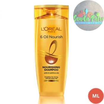 LOREAL PARIS 6 OIL NOURISH SHAMPOO, 180ML