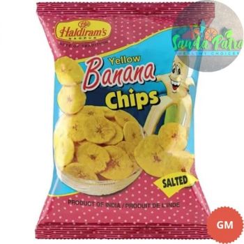 HALDIRAM'S SALTED YELLOW BANANA CHIPS, 80GM