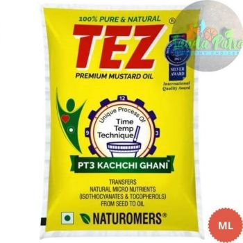 Tez Mustard Oil, 1L Pouch