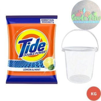 TIDE JDOUBLE POWER LEMON AND MINT DETERGENT POWDER ,5KG