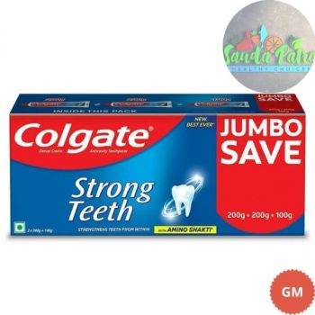 COLGATE TOOTHPASTE STRONG TEETH DENTAL CREAM COMBO, 500GM