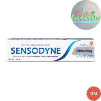 SENSODYNE TOOTHPASTE WHITENING, 70GM