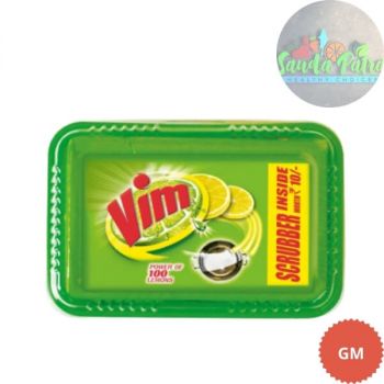 Vim Dishwash Bar Lemon Tub, 600gm (With Free Scrubber Worth - 10)