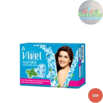 Vivel Cool Mint Bathing Bar, 48gm