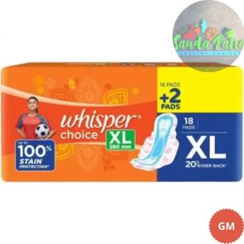 WHISPER CHOICE, XL 18 PADS