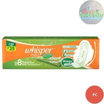 Whishper Choice Aloe Cottony Soft Sanitary Pad Reg