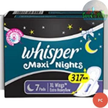 Whisper Maxi Nite , XL , 7pads