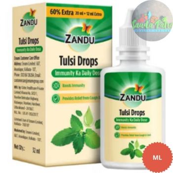 Zandu Tulsi Drops Immunity Ka Daily Dose, 32ml