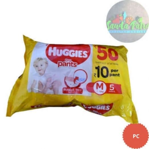 Buy Huggies Complete Comfort 5 in 1 Dry Diaper Pants M 8s Online at Best  Price  Diapers  Wipes